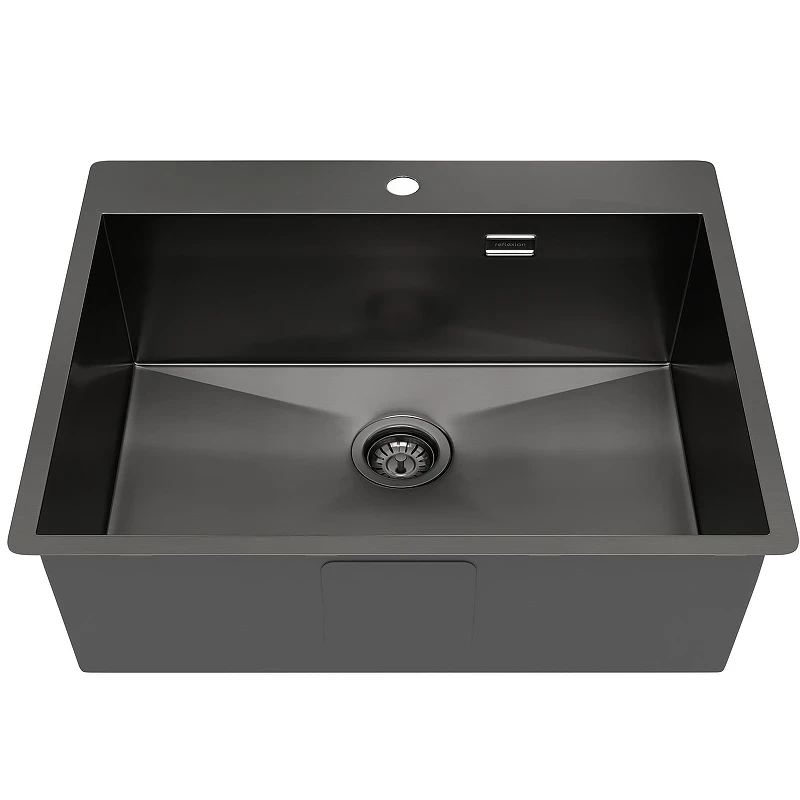 Кухонная мойка Reflexion Iseo 60 RX2260BL цвет Оружейная сталь