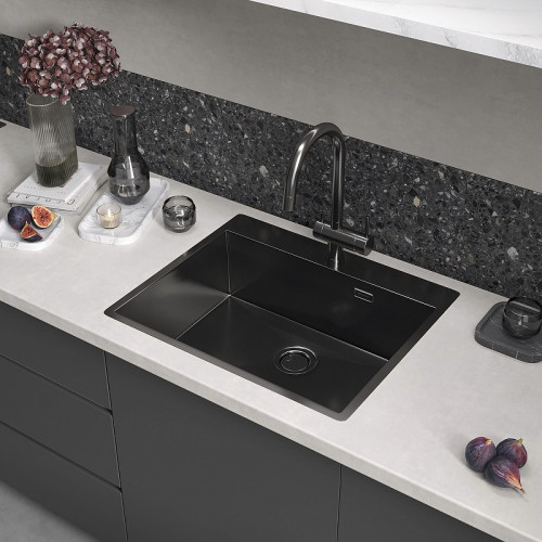 Кухонная мойка Reflexion Iseo 60 RX2260BL цвет Оружейная сталь