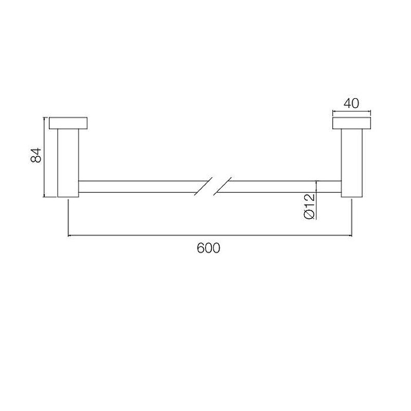 Полотенцедержатель Fima Carlo Frattini Accessori F6000/60CR цвет Хром