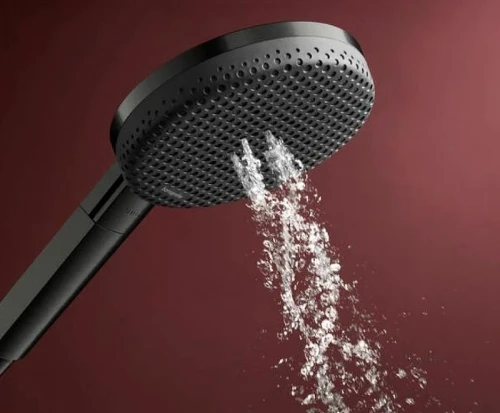Ручной душ Hansgrohe Alive Select S 24500340 цвет Шлифованный черный хром