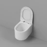 Унитаз Grossman Thin Rim GR-5606SQ подвесной цвет Белый глянцевый с сиденьем