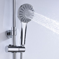 Душевая система WasserKRAFT A16601 Хром латунь на стену