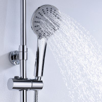 Душевая система WasserKRAFT A16601 Хром латунь на стену