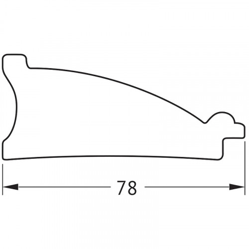 Зеркало Evoform Definite 98х78 BY 7633 в багетной раме - Белая кожа с хромом 78 мм стекло