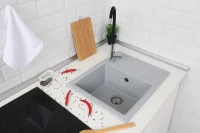 Кухонная мойка Alcora Римма 57 5707S-17 цвет Серый