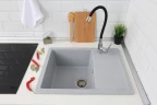 Кухонная мойка Alcora Римма 57 5707S-17 цвет Серый