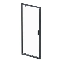 Душевая дверь AM.PM Gem 90 W90G-90-1P-BT профиль Черный матовый стекло прозрачное