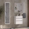 Зеркальный шкаф Equil Soldi 60 R szSOLDI60.R с подсветкой цвет Белый софт