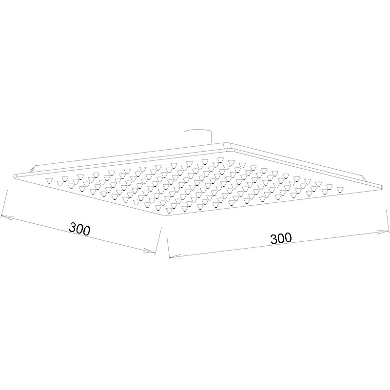 Верхний душ Melodia della vita Standard Middle MKP27004C Хром