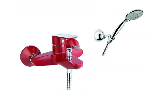 Смеситель для ванны Fiore Kevon Chic 81RX8150 цвет Хром Красный
