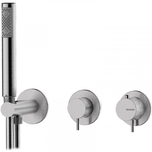 Смеситель для душа Bossini Nobu INZ227.075 с термостатом Нержавеющая сталь матовая