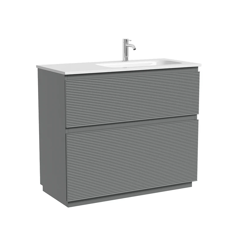 Тумба под раковину Sancos Folk Floor 99,5 FL100FRES цвет Ergraut soft