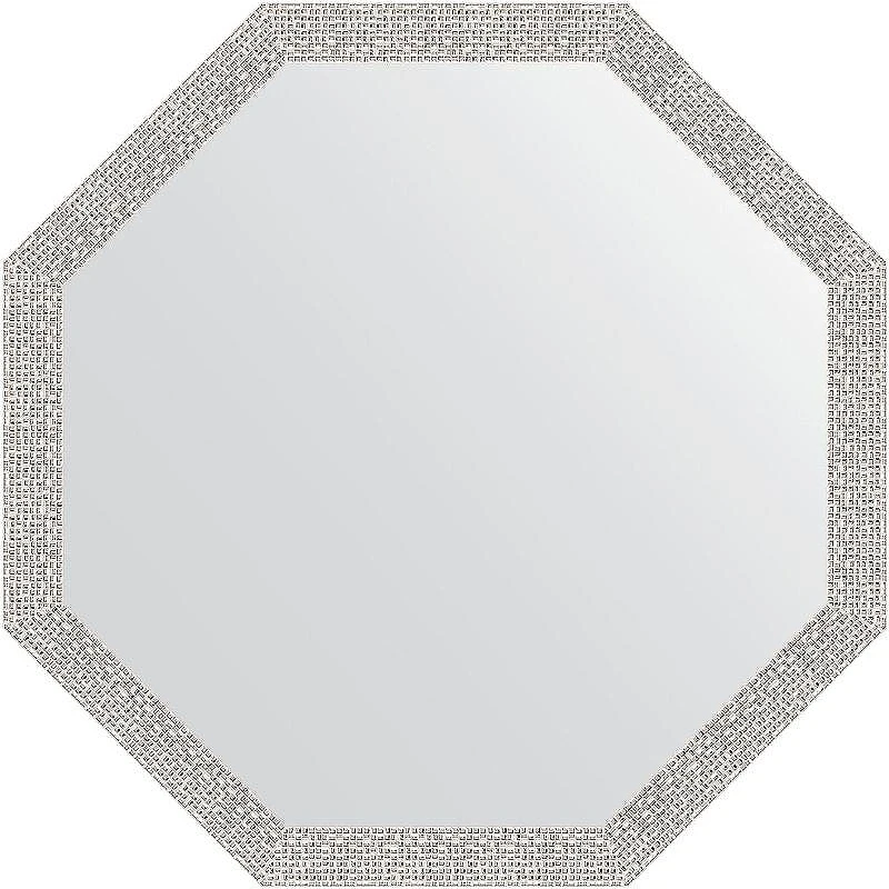 Зеркало Evoform Octagon 68х68 BY 3681 в багетной раме - Мозаика хром 46