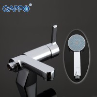 Смеситель на борт ванны Gappo G1204 Хром латунь