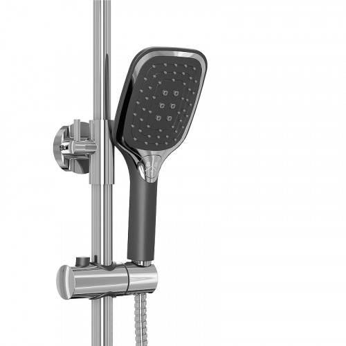 Душевая система Grossman Alba 500.K35.06.100/210 Хром Черная латунь на стену