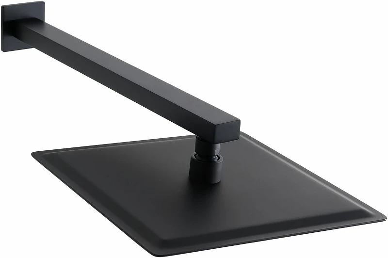Верхний душ Allen Brau Infinity 5.21019-31 Черный матовый нержавеющая сталь на стену