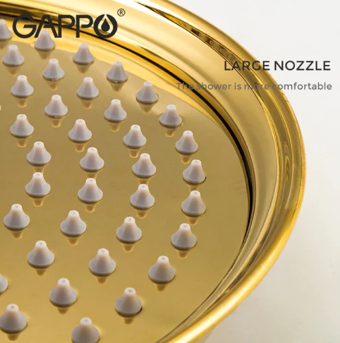 Душевая система Gappo G89-6 G2489-6 Золото латунь на стену
