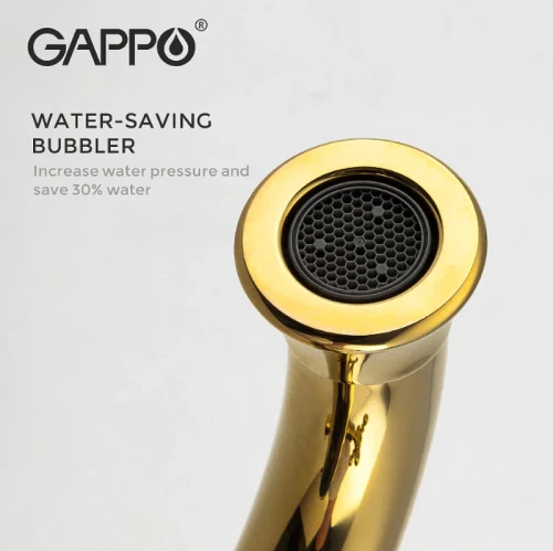 Душевая система Gappo G89-6 G2489-6 Золото латунь на стену