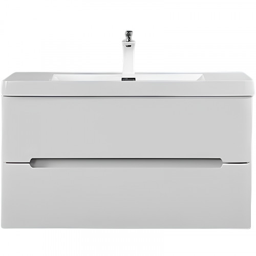 Тумба с раковиной Parly Spa River 60 River60 10102 подвесная Лилейно-белая