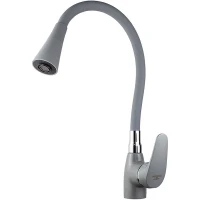 Смеситель для кухни Melodia della vita Ostessa MDV40617Gray Серый