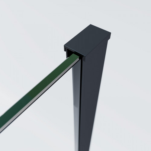 Душевой уголок Vincea Soft 2 110x80 VSR-3SO28011CLB профиль Черный стекло прозрачное