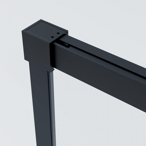 Душевой уголок Vincea Soft 2 110x80 VSR-3SO28011CLB профиль Черный стекло прозрачное