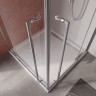 Душевой уголок Cezares Liner 120x90 R LINER-AH-2-120/90-C-Cr-R профиль Хром стекло прозрачное