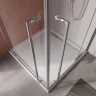 Душевой уголок Cezares Liner 120x90 R LINER-AH-2-120/90-C-Cr-R профиль Хром стекло прозрачное