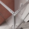 Душевой уголок Cezares Liner 120x90 R LINER-AH-2-120/90-C-Cr-R профиль Хром стекло прозрачное