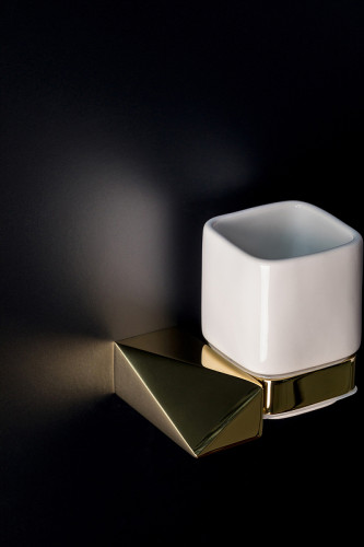 Стакан для зубных щеток Boheme New Venturo 10314-G Золото