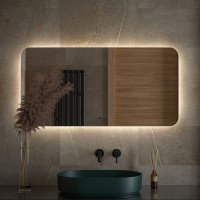 Зеркало Defesto Opti 120x60 DF 2808RH с подсветкой 34W-4500К/ИК - выключатель/Нейтральный белый свет