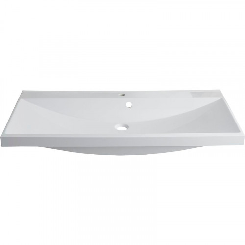 Тумба с раковиной Aquanet Верона 100 287662 Белая МДФ / ЛДСП