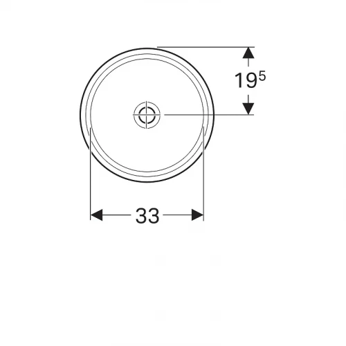 Раковина Geberit VariForm 500.746.01.2 Белая