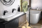 Смеситель для раковины Kludi Balance 520268775 Черный Хром латунь