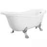 Ванна из искусственного камня Migliore Milady 185x82 26920 ножки Leone Standart Хром