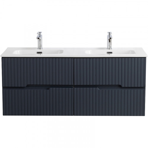 Тумба под раковину Cezares Duet-N 120 DUET-N-1200-4C-SO-2-GR-P подвесная Grafito МДФ / ЛДСП