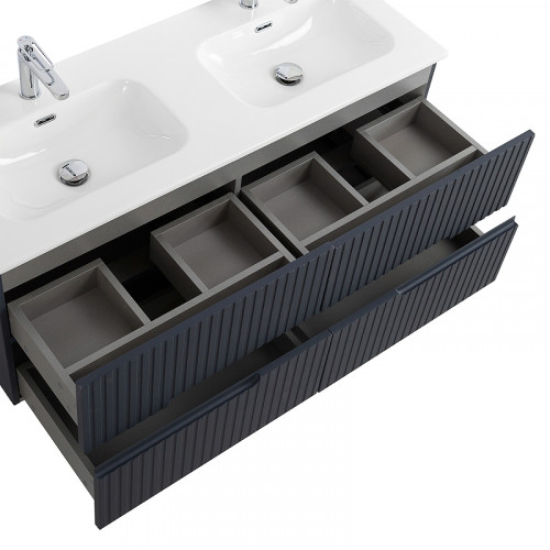 Тумба под раковину Cezares Duet-N 120 DUET-N-1200-4C-SO-2-GR-P подвесная Grafito МДФ / ЛДСП