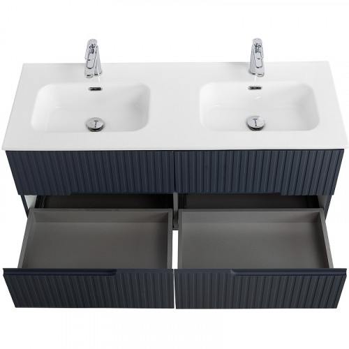 Тумба под раковину Cezares Duet-N 120 DUET-N-1200-4C-SO-2-GR-P подвесная Grafito МДФ / ЛДСП