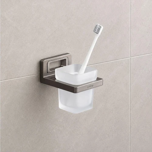 Стакан для зубных щеток Gappo G30806-9 цвет Оружейная сталь