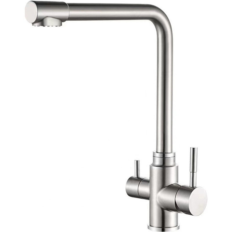 Смеситель для кухни Orange Boni M15-008ni Никель нержавеющая сталь