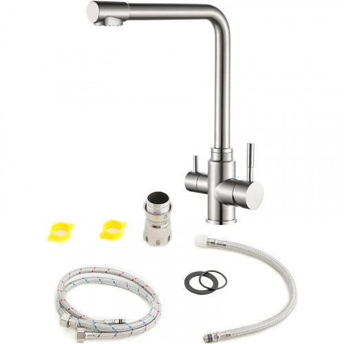 Смеситель для кухни Orange Boni M15-008ni Никель нержавеющая сталь