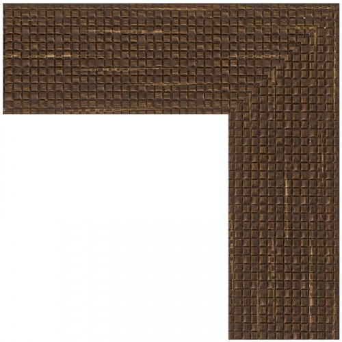 Зеркало Evoform Definite 146х56 BY 3113 в багетной раме - Мозаика античная медь 70 мм стекло