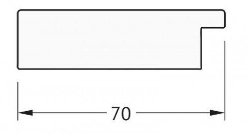 Зеркало Evoform Definite 146х56 BY 3113 в багетной раме - Мозаика античная медь 70 мм стекло