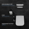 Комплект унитаза DIWO Сочи 7508N003-0079 с сиденьем Микролифт с инсталляцией DIWO 4501 с клавишей смыва цвет Матовый хром