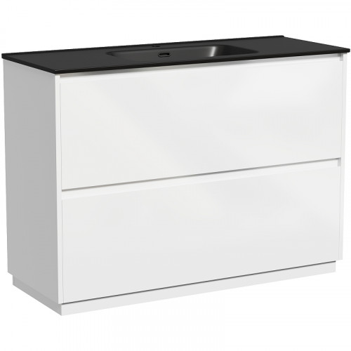 Тумба под раковину Sancos Libra Floor 120 LB120F-1W Белый глянец МДФ / ЛДСП