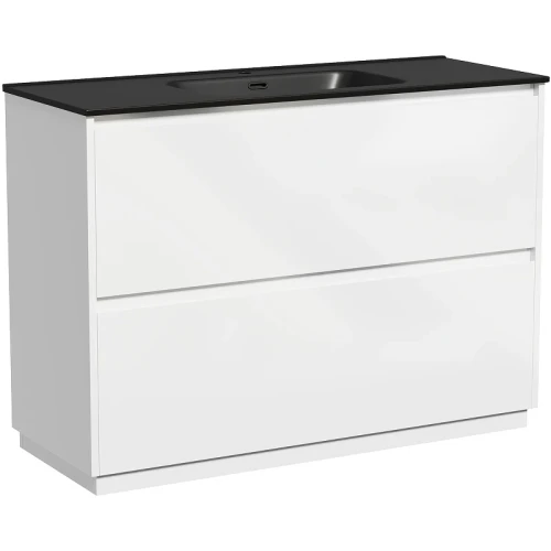 Тумба под раковину Sancos Libra Floor 120 LB120F-1W Белый глянец МДФ / ЛДСП