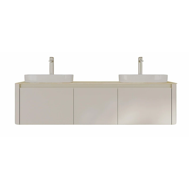 Тумба с раковиной Black&White Universe U916.1600-2 160 9161600-2 цвет Beige glossy