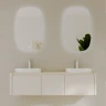 Тумба с раковиной Black&White Universe U916.1600-2 160 9161600-2 цвет Beige glossy