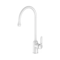 Смеситель для кухни Haiba HB41830-8 цвет Белый матовый