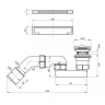Слив-перелив Wellsee Useful Extras 231919000 click-clack цвет Черный матовый